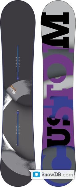 Snowboard Burton Custom Flying :: Snowboard ski catalog SnowDB.com